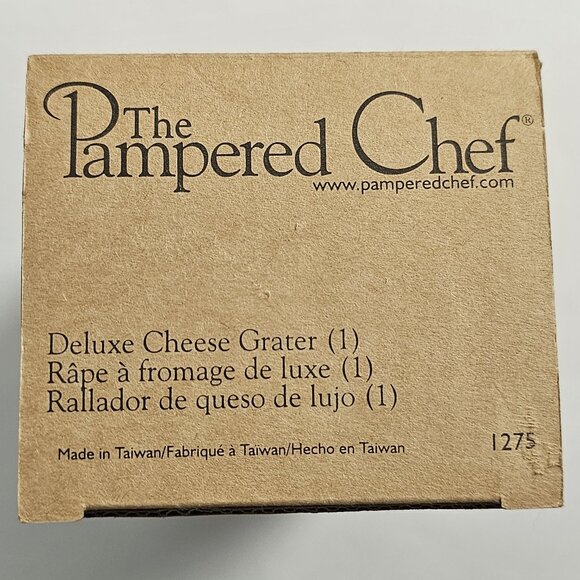 PAMPERED CHEF ~ #1275 ~ rotary ~ DELUXE CHEESE GRATER - Picture 2 of 5
